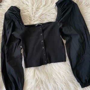 Elegant Black Women's Top